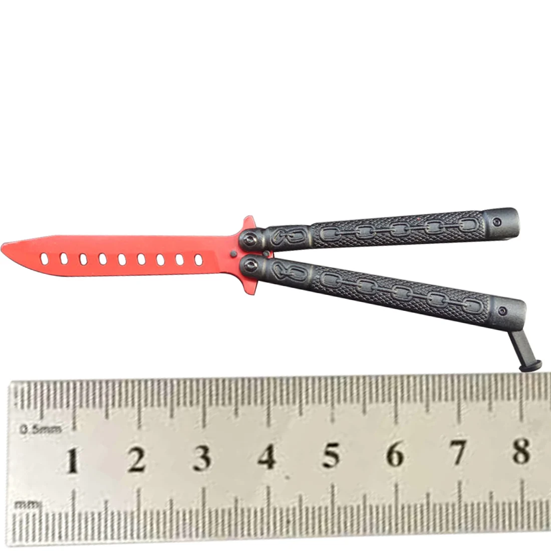 

Stainless Steel Practice Butterfly in Knife Trainer Training Folding Knife Dull Tool Without Cutting Edge