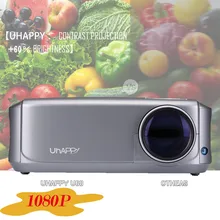 1080 P светодиодный видео минипроектор HD портативный проектор для ТВ-карты/PS4/HDMI/VGA/TF/AV/USB/смартфонов 3500 люмен ЕС