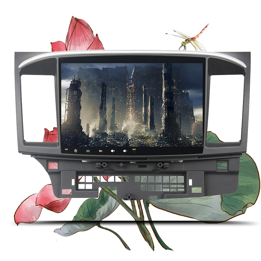 Top For Mitsubishi Lancer 2007 2009 2011 2013 2016 Car gps navigation system tape recorder head unit radio fm video android 9.1 10.1 3