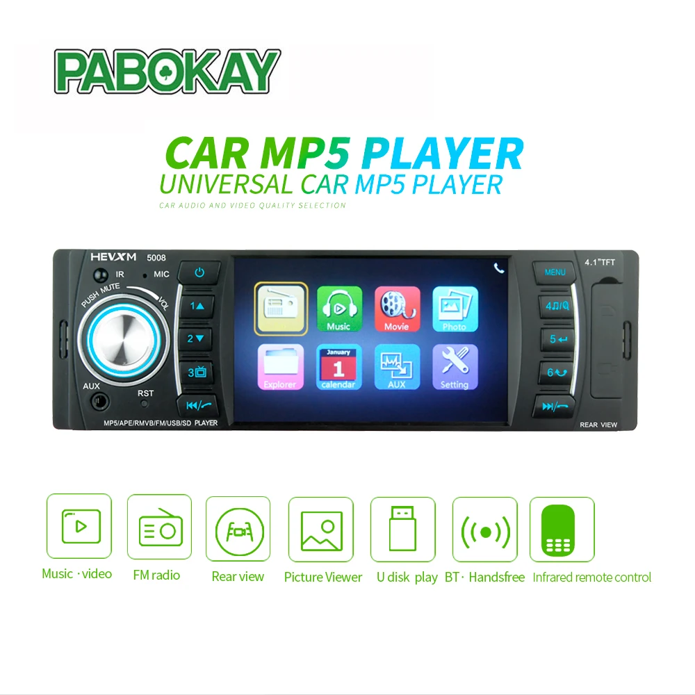 

MP5 Auto Media Player USB Bluetooth Audio Car Radio Multimidia MP5 12V FM HD 7" Touch Screen Stereo Radio