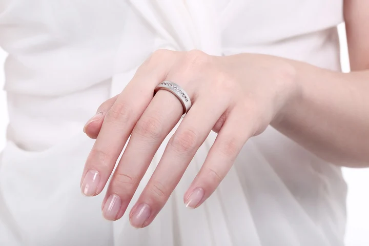 720 sterling silver wedding band model
