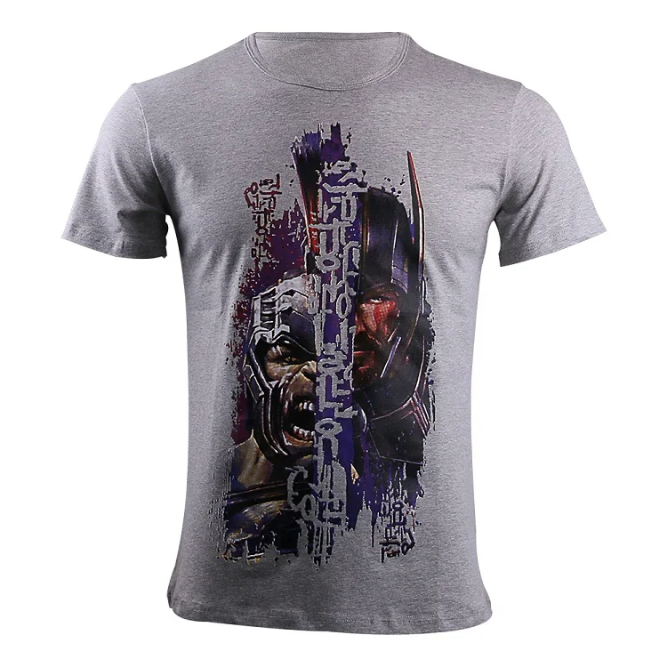 Thor Ragnarok T-shirt Man 80% Cotton Short Sleeve Polyester Cosplay Tee Adult Boy Costume Halloween Party (4)