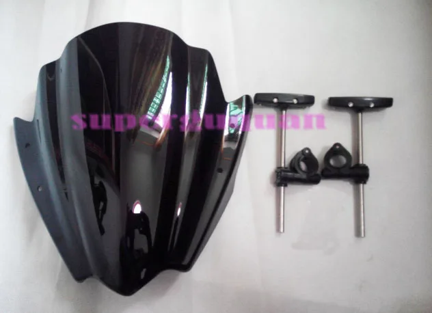 Для Suzuki GSR600 GSR400 GSR 400 600 2006- GW250 2012- мотоцикл/мотоцикл лобовое стекло/ветровое стекло - Цвет: Black