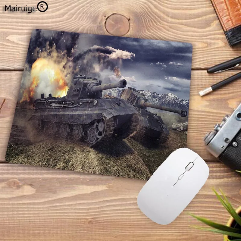 Mairuige 22X18CM Custom High Speed World of Tanks Game Vintage Stylish Mouse Pad Gaming Big Promotions For Russia country
