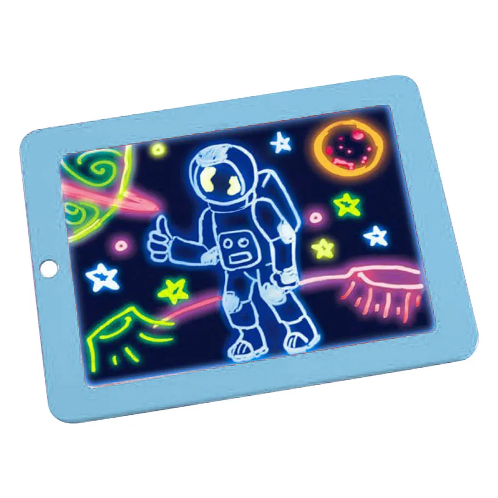 3D Magic Pad светодиодная монтажная панель для детей Пластик творчества магическая