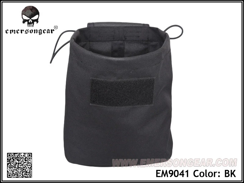 Emersongear складной мешок для дампа Мультикам MOLLE тактический большой мешок для дампа для журналов US 500D Мультикам ткани и лямки - Цвет: BK