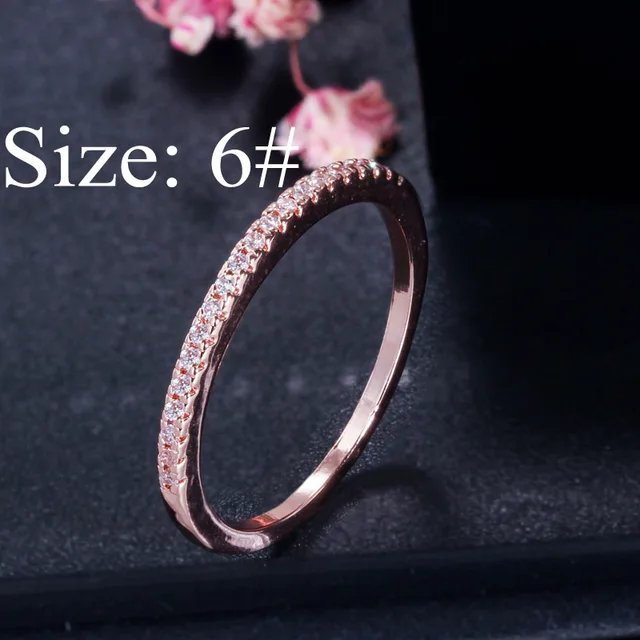 rose gold size 6