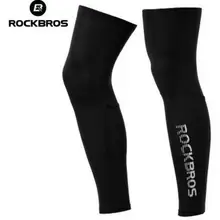 ROCKBROS анти уф400 гетры для велоспорта компрессионные наколенники защитные наколенники для ног уличные спортивные безопасные футбольные Леггинсы для бега