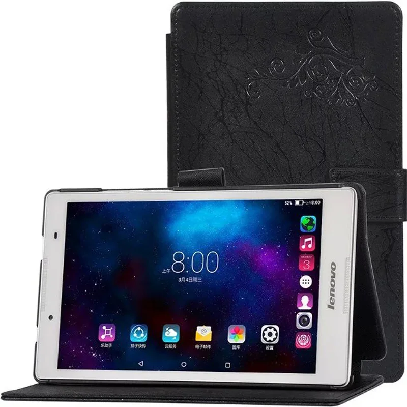 

New Arrival Printing Pattern Folio Stand Cover Protective Print Flower Leather Case For Lenovo Tab 2 A8-50 Tab2 A8-50F A8-50LC