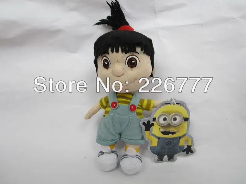 Despicable Me 50pcs 21cm brand new 2 cute Plush Toy Orphan Girl Cuddly Stuffed soft plush Doll hot sale | Игрушки и хобби