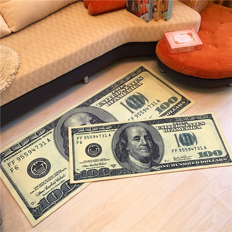 

LIU US dollars creative $carpet personality customization Club Hotel Cafe all-match carpet bed mat strip livingroom bedroom rug
