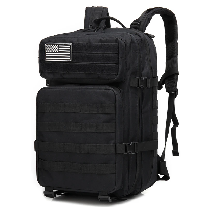 45L 3 P bolso militar ejército táctica Camping al aire libre de los hombres de mochila táctica militar Oxford para ciclismo escalada deportiva bolsa - 1