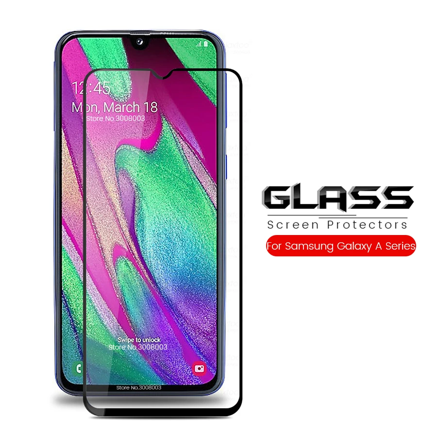 

screan protector for samsung galaxy a10 a20 a20e a30 a40 a40s a50 a60 a70 a80 a90 tempered glas sumsung a 10 20 30 40 50 70 film