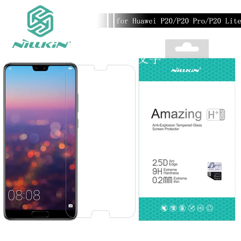 

Nillkin Amazing H & H+Pro 0.2MM Screen Protector for Huawei P20 Pro Tempered Glass for Huawei P20 Lite Protective film for P20