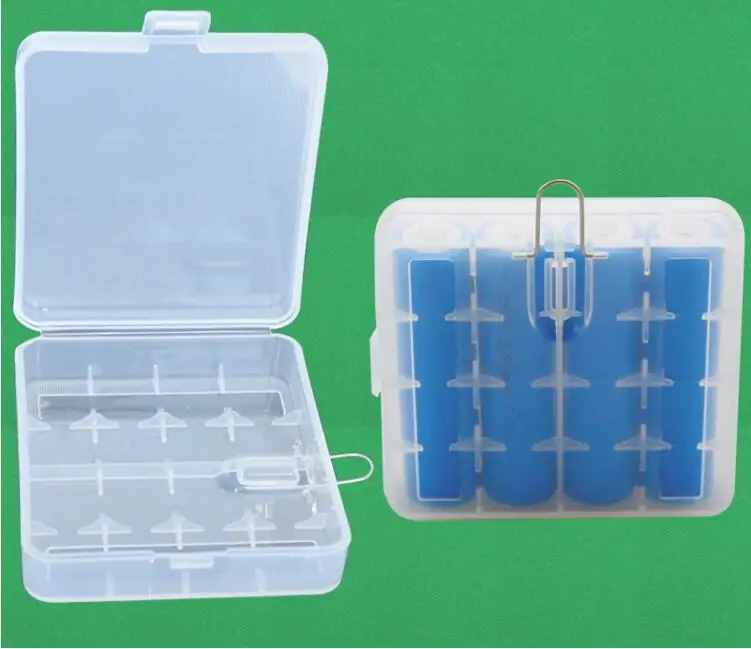 

50pcs/lot MasterFire New Battery Holder Plastic Transparent 4 x 18650 Battery Case Holder Storage Box 18650 Battery Case Holder