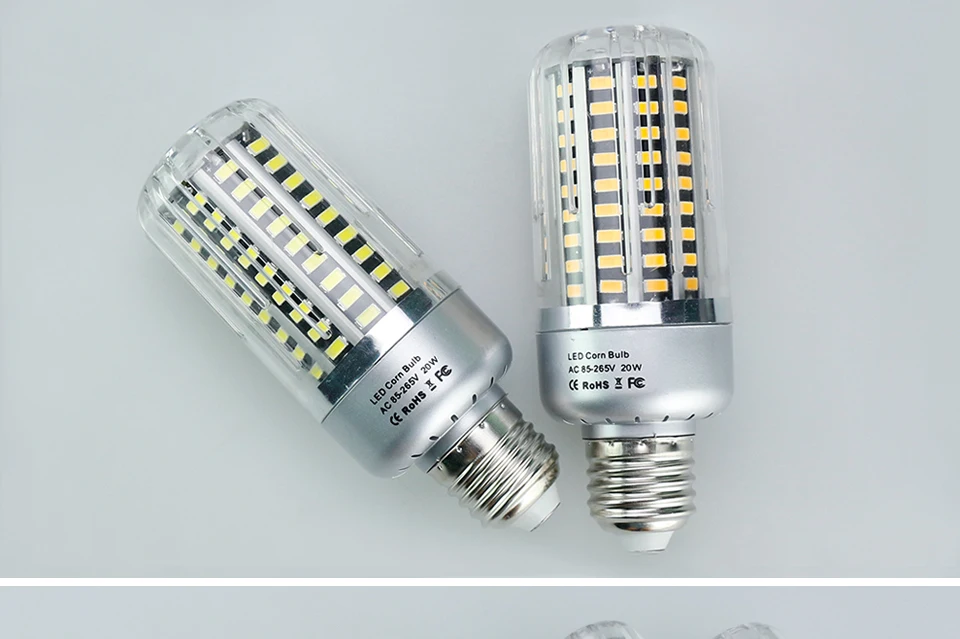 E27 LED Lamp E14 LED Bulb SMD5730 220V Corn Bulb 24 36 48 56 69 72LEDs Chandelier Candle LED Light For Home Decoration (13)