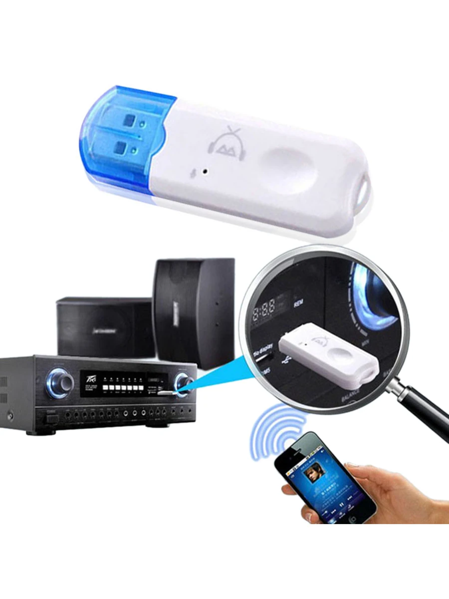 USB Bluetooth V2.1 Аудио музыкальный приемник Kebidu адаптер беспроводной ключ для колонок