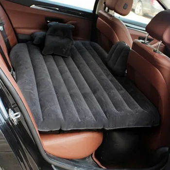 

2018 new Car Back Seat Cover Car Air Mattress Travel Bed Inflatable Mattress Air Bed Good Quality Inflatable Car Bed full set