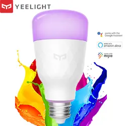 Xiao mi Yeelight Smart светодиодный Красочные лампы RGB E27 10 W 800 люмен умная лампа Wi-Fi пульт дистанционного Управление для mi приложение Home