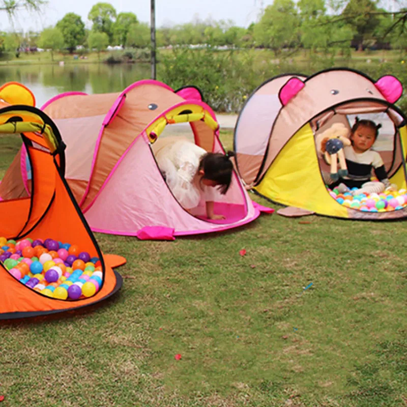 Portable Play Tent Children Outdoor Indoor Ball Pool Play Tents Kids Safe Foldable Playpens Game Pool of Balls for Kids Toys Gif (3)