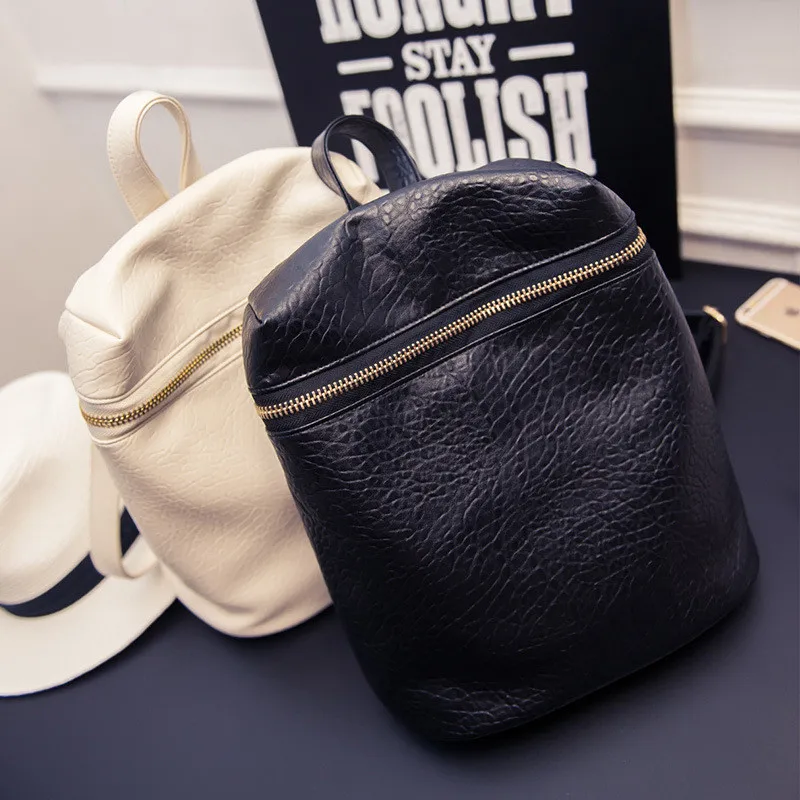 casual small solid preppy style tote rucksack fashion ladies party women purse famous designer bags girl student school backpack