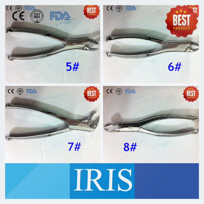 2 шт./лот инструмент для стоматологической хирургии щипцы для удаления зубов для извлечения молярных и резцов Детские зубные щипцы