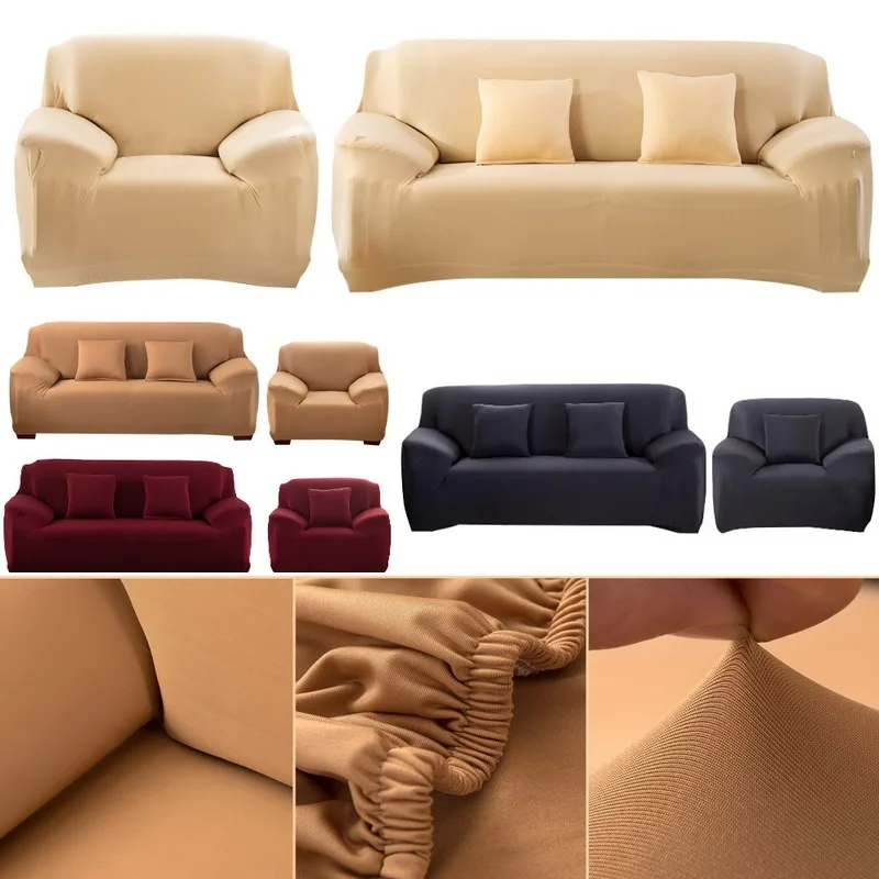 90 230 cm Flexible Stretch Sofa cover Big Elasticity Couch cover Solid sofa Machine Washable Polyester