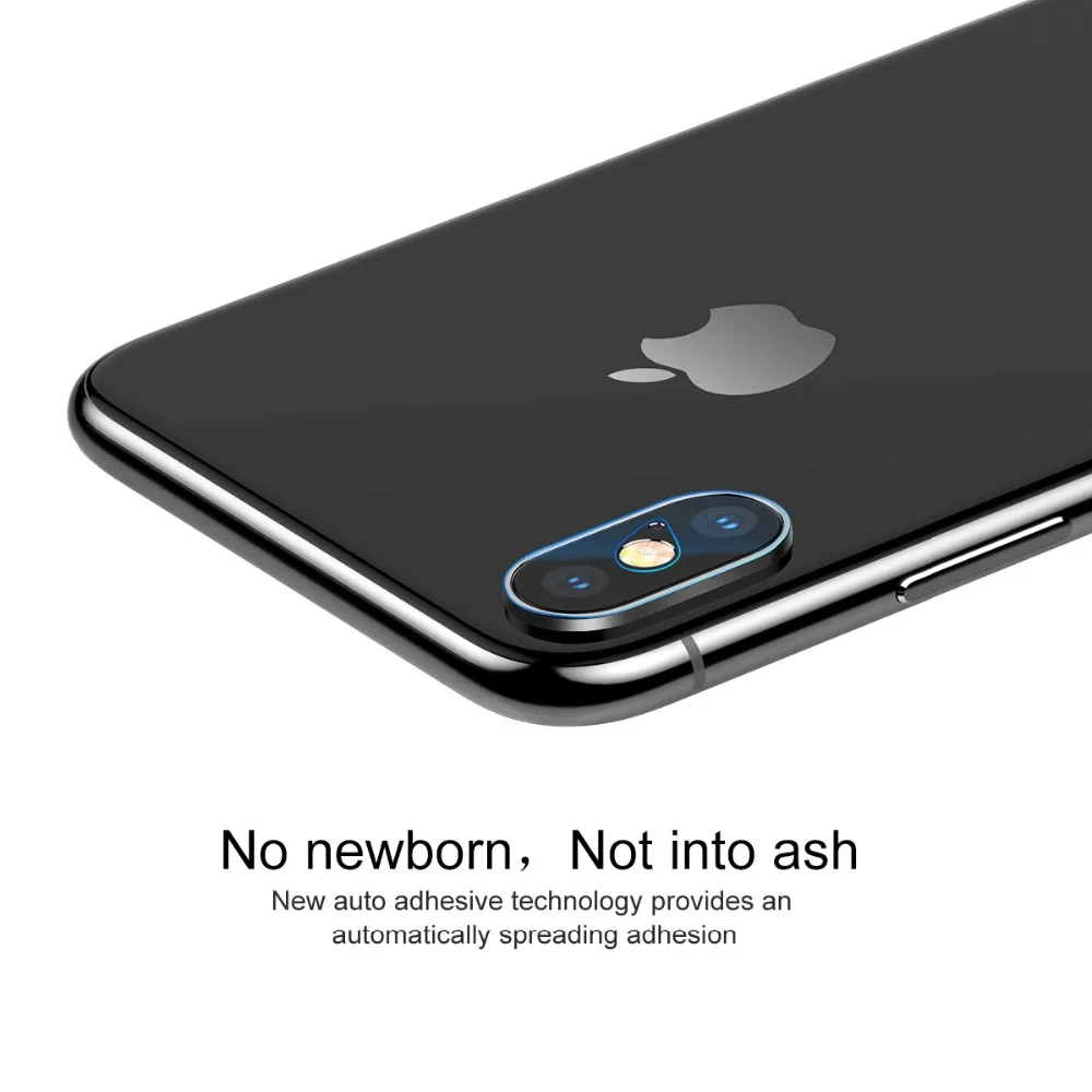 BASUES Камера объектив пленка для iPhone X 9 плюс 0 2 мм царапинам полный охват Стекло