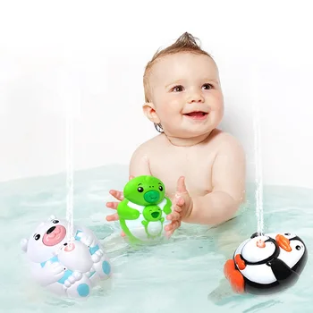 

New Cartoon Baby Electric Bath Toys Bath Plastic Toys Children Baby Shower Plaything Intersting Water Toy Faucet Water Spray