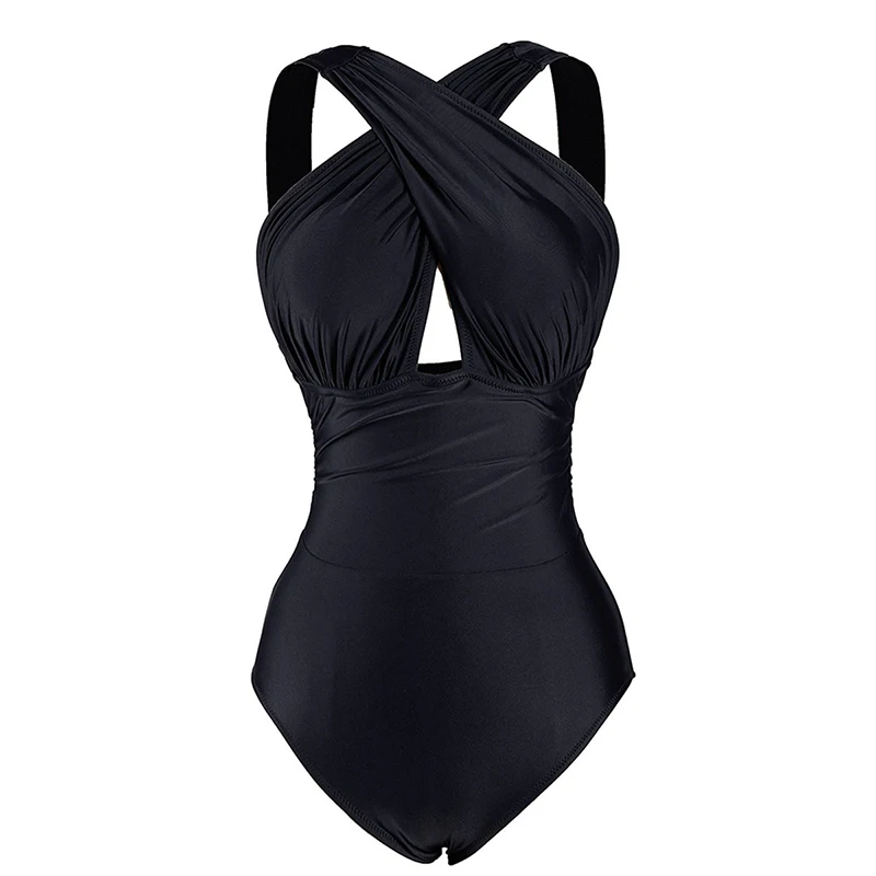 

Female Swimsuit 2018 Swimwear One Piece Print Badpak Plus Size Swimwear Beach Wear Push Up Slim One Piece Swimsuit For Women XXL