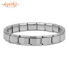 Hapiship 2022 Fashion Women Jewelry 9mm Width  Color Stainless Steel Bracelet Bangle Girls Wedding Gift G108 ► Photo 1/5