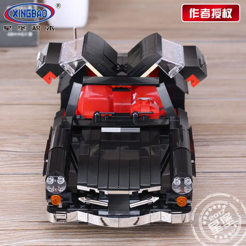 

XingBao 03010 Block 825Pcs Creative MOC Technic Series The Photpong Car Set Education Building Blocks Bricks Toys Model Gifts