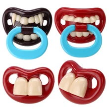 Silicone Funny font b Baby b font Pacifier Dummy Nipple Teethers Appease Toy Toddler Pacy Orthodontic