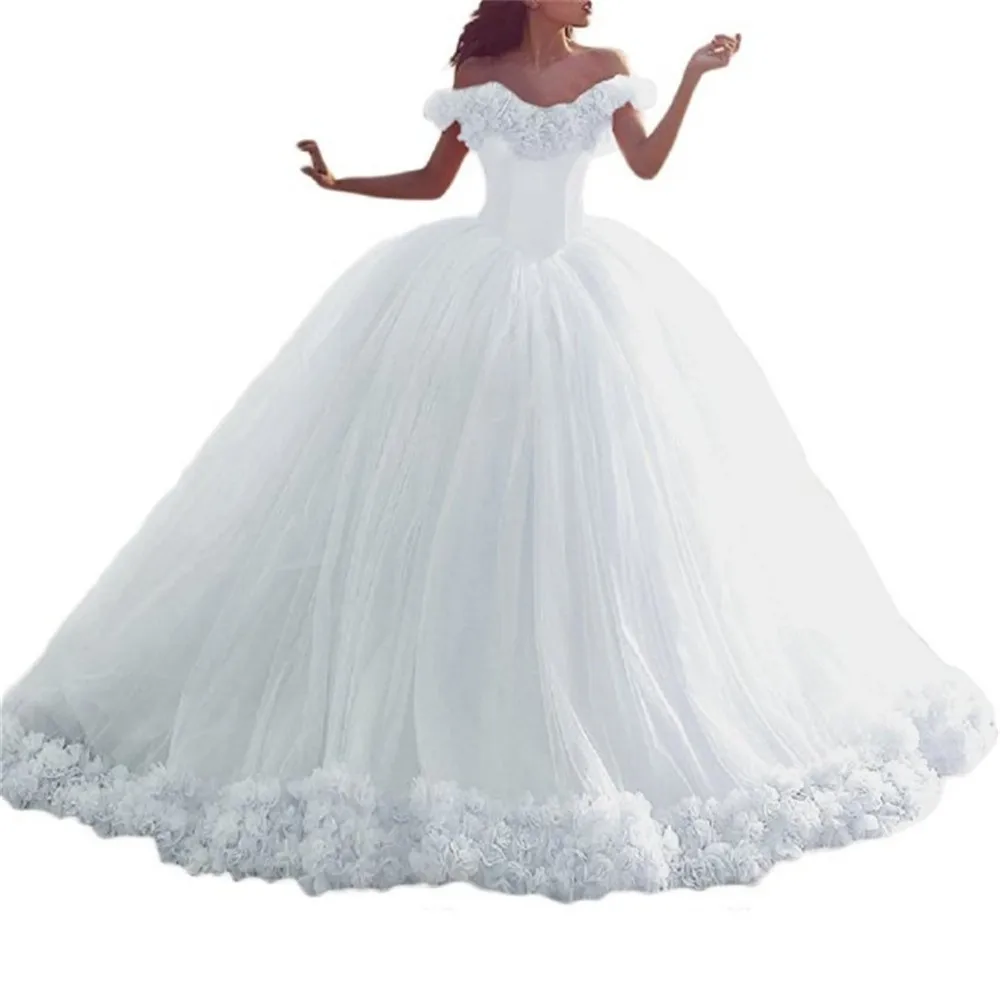 Пышные свадебные платья принцессы, Роскошные бальные платья, Пышные свадебные платья, Vestido De Noiva, женское свадебное платье