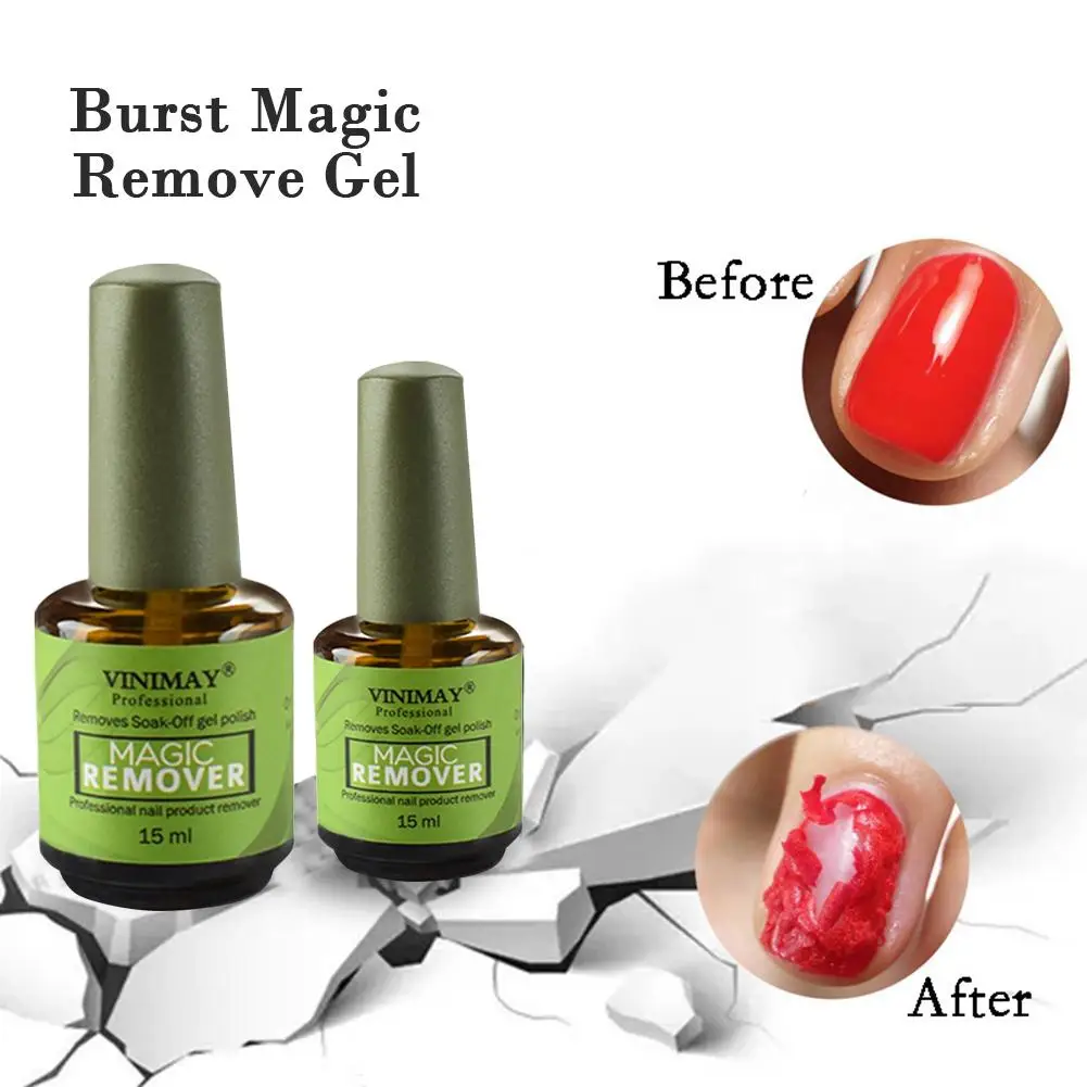 

8ML 15ML Nail Gel Polish Burst Remover Magic Remover Healthy Fast Within 2-3 MINS Gel Nail Polish UV Esmaltes Base Top Coat