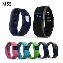 M5S Спорт SmartBand браслет Heart Rate Мониторы Фитнес трекер умный Браслет Bluetooth 4.0 смарт-браслет для IOS Android