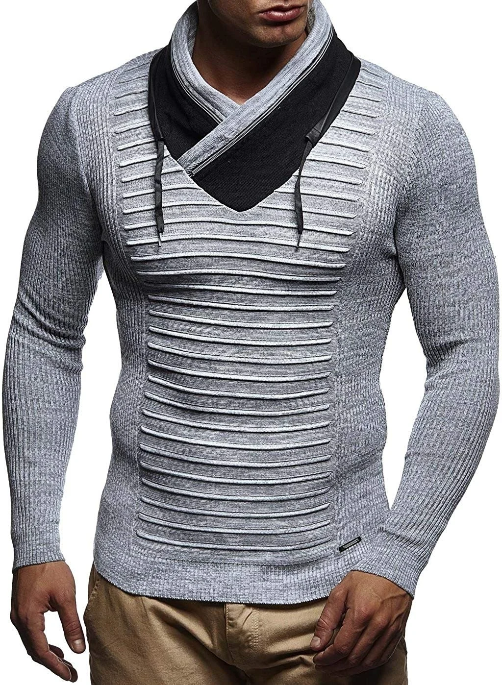 Men's Sweater Knitted Shawl Turtleneck Sweater Pullover Winter Hip Hop Streetwear Fashion Long Sleeve High Quality Man's Sweater Men's Sweater Knitted Shawl Turtleneck Sweater Pullover Winter Hip Hop Streetwear Fashion Long Sleeve High Quality Man's Sweater