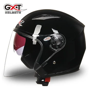 

GXT Motorcycle Helmet Open Face Helmet Motorbike Helmet Biker Safety Riding Double Lens Casque Casco Moto Helmet Motorcycle