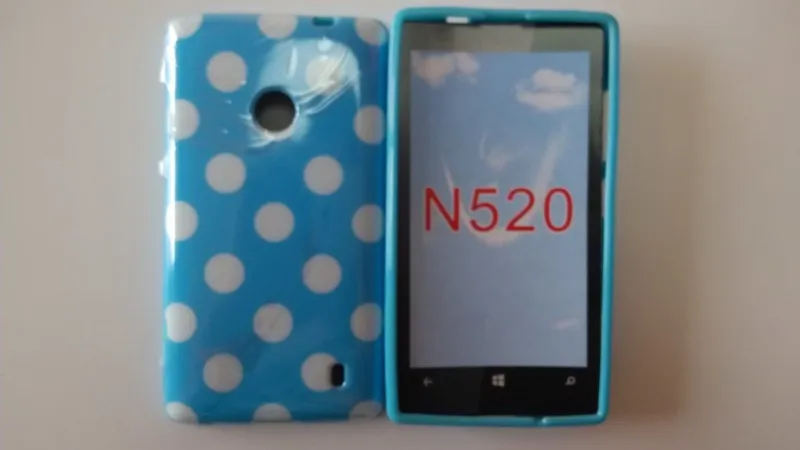 Nokia Lumia 520 Polka Dots Case (2)