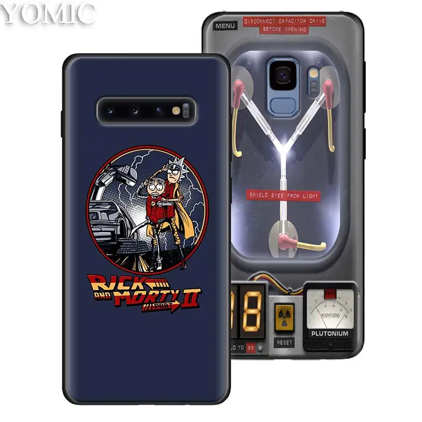 

Back To The Future boy Silicone Case for Samsung Galaxy S10e S9 S8 S10 5G Plus S7 Note 9 8 A50 A70 Black Soft Fundas Capa Coque