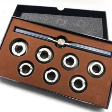 Увеличенный размер Ручка инструмент для часов-7 шт./компл. часы Задняя крышка открывалка ключ удаления для часов(30,5 мм-36,5 мм