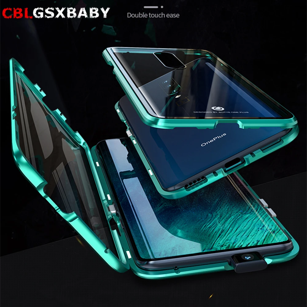 Magnetic Adsorption Metal Phone Case For One plus font b 7 b font font b Pro
