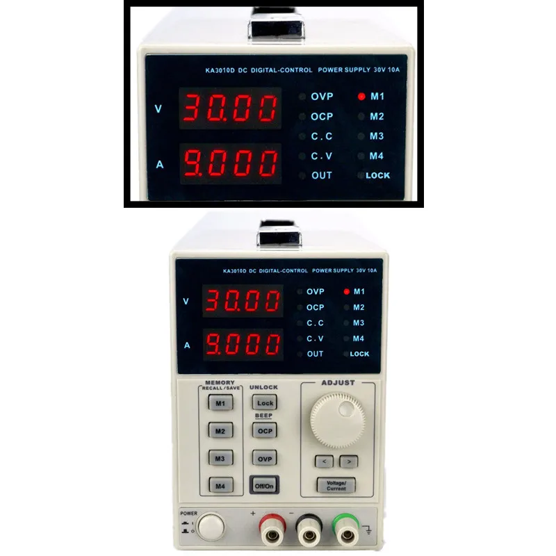 KORAD KA3010D-прецизионный Регулируемый блок питания 30В, 10A DC Линейный Питание Цифровой Регулируемые Lab Класс