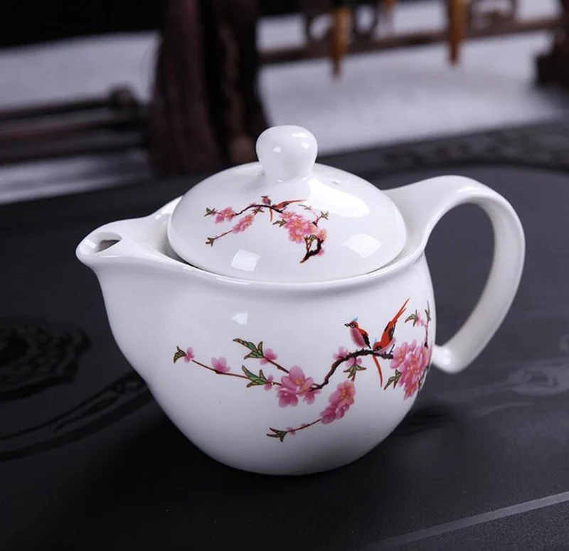 Китайские традиции кунг-фу заварочный чайник, путешествия, офисный чайный сервиз двойной Чай горшок ленточный фильтр фарфор Чай чашки, фарфоровый чайник Чай посуда