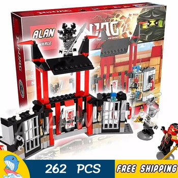 

241pcs Ninja Kryptarium Prison Breakout Samukai Escape 10522 Figure Building Blocks Assemble Toys Compatible With