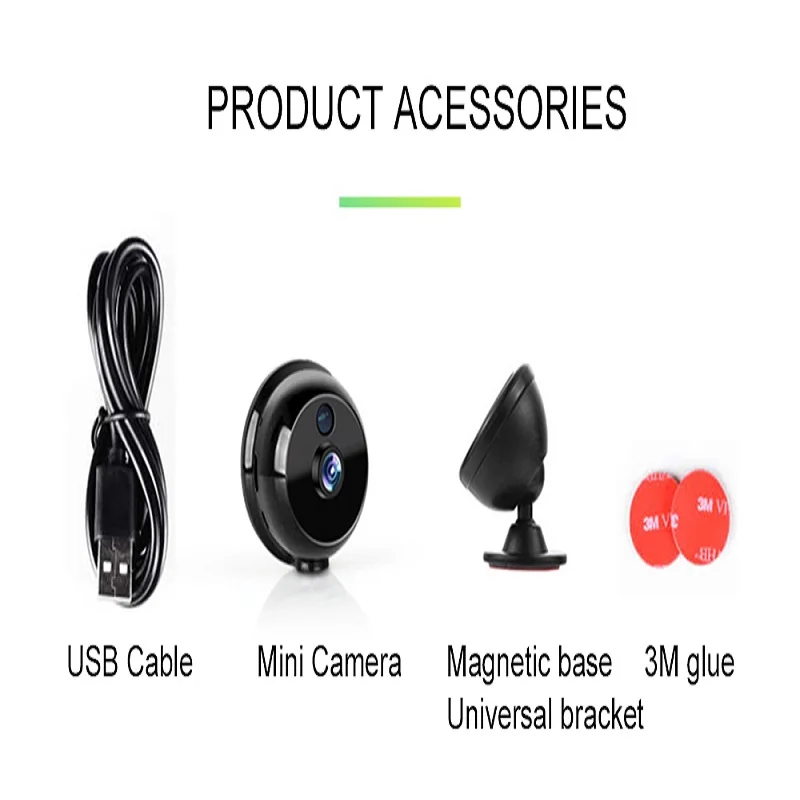 IMPORX 1080P IP камера Мини HD домашняя WIFI беспроводная безопасность CCTV TF карта DV видео