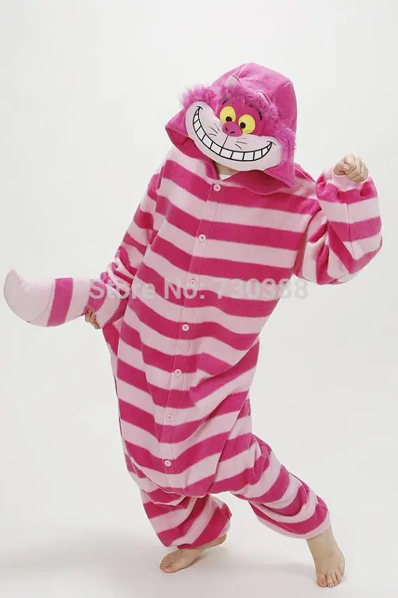 

Cosplay Anime Cheshire Cat Women Men Unisex Onesie Halloween Carnival Christmas Party Costumes Pajamas for Adults Pijamas