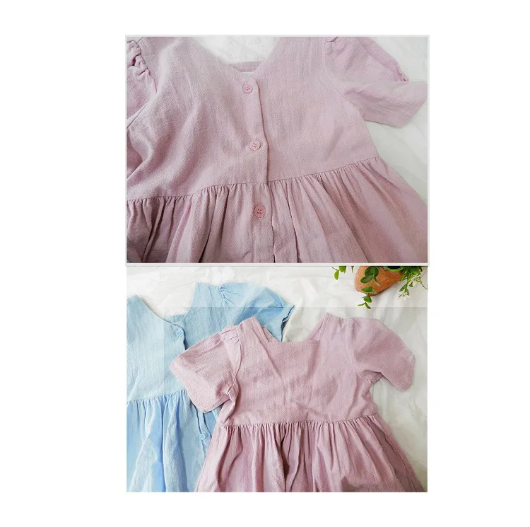 long summer dresses casual teenage girl clothing pink blue maxi toddler girls dresses 2018 cotton mother daughter clothes 4 5 6 7 8 9 10 11 12 13 14 15 16 17  years old little big girls dress new arrivals children dresses girls (3)