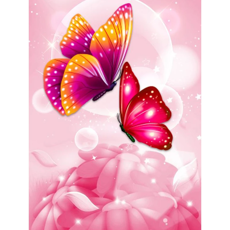 

Diamond Embroidery Flying Butterfly Animal Handmade Diamond Painting Embroidery Mosaic Cross Embroidery Family Decoration