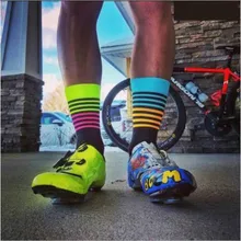 YF& TT высококачественные нейлоновые дышащие мужские велосипедные носки для мужчин и женщин, Профессиональные уличные спортивные носки для бега велосипеда